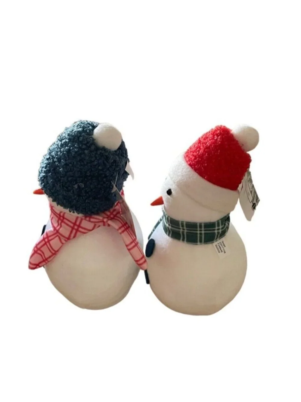 Christmas Snowman Plush Table Mantel Decor Felt & Foam 8